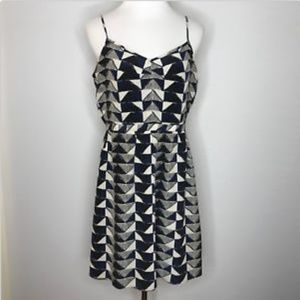 Madewell silk short patterned dress